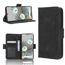 For Google Pixel 7 5G Skin Feel Calf Texture Card Slots Leather Phone Case(Black) For Google Pixel 7 5G Skin Feel Calf Texture Card Slots Leather Phone Case(Black)