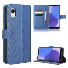 For Samsung Galaxy A23e / A23s / A23 5G JP Diamond Texture Leather Phone Case(Blue)