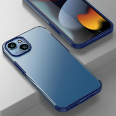 For iPhone 14 Armor Frosted Phone Case(Blue)