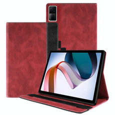 For Xiaomi Redmi Pad 10.61 Splicing Series Tablet PC Leather Case(Red) For Xiaomi Redmi Pad 10.61 Splicing Series Tablet PC Leather Case(Red)