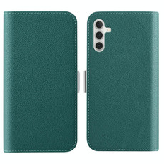 For Samsung Galaxy A14 5G Candy Color Litchi Texture Leather Phone Case(Dark Green)