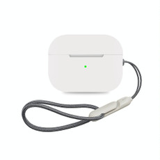 For AirPods Pro 2 Earphone Silicone Protective Case(White)