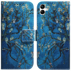 For Samsung Galaxy A04/M13 5G Coloured Drawing Horizontal Flip Leather Phone Case(Apricot Flower) For Samsung Galaxy A04/M13 5G Coloured Drawing Horizontal Flip Leather Phone Case(Apricot Flower)