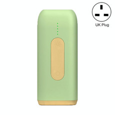 A18 Household Portable Electric Handheld Laser Hair Removal Instrument, Specification:UK Plug(Light Green)