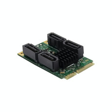 ST549 MINI PCI-E to 4 Ports SATA3.0 Expansion Card for Desktop