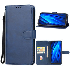For TECNO Pova 4 Leather Phone Case(Blue) For TECNO Pova 4 Leather Phone Case(Blue)