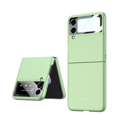 For Samsung Galaxy Z Flip4 GKK Integrated Ultra-thin Full Coverage Phone Case(Matcha Green)
