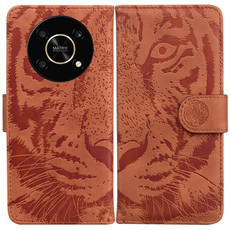 For Honor X9 / X9 5G Tiger Embossing Pattern Flip Leather Phone Case(Brown) For Honor X9 / X9 5G Tiger Embossing Pattern Flip Leather Phone Case(Brown)