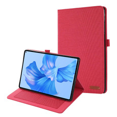 For Huawei MatePad Pro 11 2022  Fabric Leather Tablet Case(Red) For Huawei MatePad Pro 11 2022  Fabric Leather Tablet Case(Red)