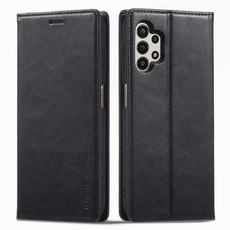 For Samsung Galaxy A04 / A04s / A13 4G&5G LC.IMEEKE RFID Anti-theft Leather Phone Case(Black)
