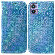 For Motorola Edge 30 Neo / Edge 30 Lite Colorful Magnetic Buckle Leather Phone Case(Blue)