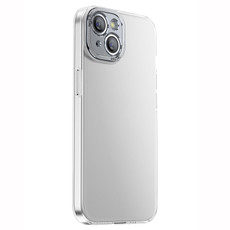 For iPhone 14 PC Crystal Clear Frosted Phone Case(White)