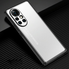 For Huawei nova 8 Frosted Metal Phone Case(Silver) For Huawei nova 8 Frosted Metal Phone Case(Silver)