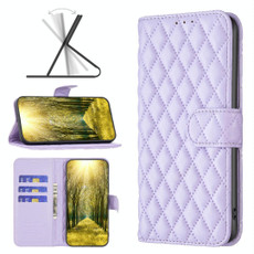 For Samsung Galaxy A23e 5G Diamond Lattice Wallet Leather Flip Phone Case(Purple)
