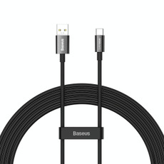 Baseus 2m USB to USB-C / Type-C 65W Flash Charging Data Cable(Black) Baseus 2m USB to USB-C / Type-C 65W Flash Charging Data Cable(Black)