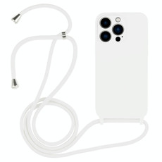 For iPhone 13 Pro Crossbody Lanyard Liquid Silicone Case(White) For iPhone 13 Pro Crossbody Lanyard Liquid Silicone Case(White)