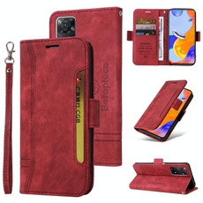 For Xiaomi Redmi Note 11 Pro 5G / 4G BETOPNICE Dual-side Buckle Leather Phone Case(Red) For Xiaomi Redmi Note 11 Pro 5G / 4G BETOPNICE Dual-side Buckle Leather Phone Case(Red)