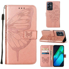 For Infinix Note 12i X6819 Embossed Butterfly Flip Leather Phone Case(Rose Gold) For Infinix Note 12i X6819 Embossed Butterfly Flip Leather Phone Case(Rose Gold)