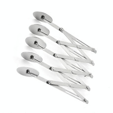Stainless Steel Retractable Multipurpose Pizza Knife, Style: 5 Wheels Stainless Steel Retractable Multipurpose Pizza Knife, Style: 5 Wheels