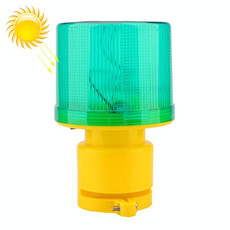 Night Solar Safety Warning Flash Light, Specification:02 Sleeve(Green)