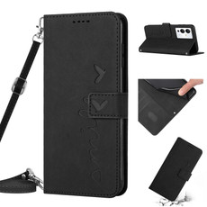 For Infinix Note 12/12 Pro Skin Feel Heart Pattern Leather Phone Case with Lanyard(Black) For Infinix Note 12/12 Pro Skin Feel Heart Pattern Leather Phone Case with Lanyard(Black)