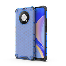 For Huawei nova Y90 4G Honeycomb Phone Case(Blue)