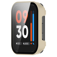 For Realme Watch 3 Tempered Glass Film PC Watch Case(Ivory White) For Realme Watch 3 Tempered Glass Film PC Watch Case(Ivory White)