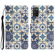 For Samsung Galaxy A02s Colored Drawing Leather Phone Case(Vintage Totem) For Samsung Galaxy A02s Colored Drawing Leather Phone Case(Vintage Totem)