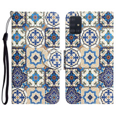 For Samsung Galaxy A51 Colored Drawing Leather Phone Case(Vintage Totem) For Samsung Galaxy A51 Colored Drawing Leather Phone Case(Vintage Totem)