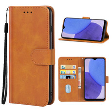 For Samsung Galaxy A23e/A23s Leather Phone Case(Brown)