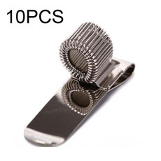 10 PCS Doctors Nurse Uniform Pen Holder Clips Metal Pen Holder,Style: Single Hole Vertical