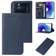 For OPPO K9 Pro Magnetic Closure Leather Phone Case(Blue)