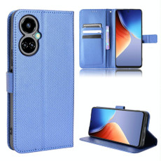 For Tecno Camon 19 Pro Diamond Texture Leather Phone Case(Blue)