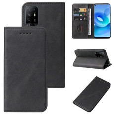 For OPPO A95 5G Magnetic Closure Leather Phone Case(Black) For OPPO A95 5G Magnetic Closure Leather Phone Case(Black)