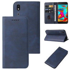 For Samsung Galaxy A2 Core / A260 Magnetic Closure Leather Phone Case(Blue)