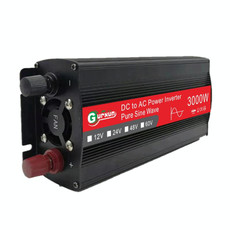 Gurxun Sine Wave Inverter 3000W 12/24/48/60V To 220V Car Boost Converter, Specification: 12V-220V