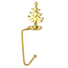 Christmas Decorative Hook Cartoon Christmas Hanger, Spec: Gold Tree