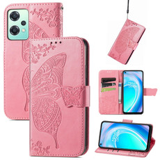 For OnePlus Nord CE 2 Lite 5G Butterfly Love Flower Embossed Flip Leather Phone Case(Pink) For OnePlus Nord CE 2 Lite 5G Butterfly Love Flower Embossed Flip Leather Phone Case(Pink)