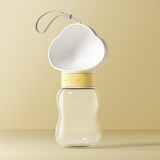 350ml Dog Go Out Water Cup Portable Accompanying Cup Pet Drinking Water Drinker(Cloud White) 350ml Dog Go Out Water Cup Portable Accompanying Cup Pet Drinking Water Drinker(Cloud White)