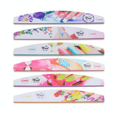 GJ0507 6 In 1 Nail Art Tools Polish Nails Scrub Strips(Fingertip)