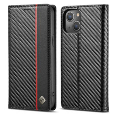 For iPhone 14 LC.IMEEKE Carbon Fiber PU + TPU Leather Case (Vertical Black) For iPhone 14 LC.IMEEKE Carbon Fiber PU + TPU Leather Case (Vertical Black)