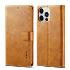For iPhone 14 Pro LC.IMEEKE Calf Texture Horizontal Flip Leather Case(Yellow) For iPhone 14 Pro LC.IMEEKE Calf Texture Horizontal Flip Leather Case(Yellow)