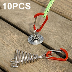 10 PCS Outdoor Barracks Octopus Buckle Camping Deck Nail Stainless Steel Fixed Tent Rope Buckle 10 PCS Outdoor Barracks Octopus Buckle Camping Deck Nail Stainless Steel Fixed Tent Rope Buckle