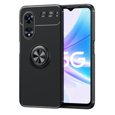 For OPPO A97 5G Metal Ring Holder TPU Phone Case(Black) For OPPO A97 5G Metal Ring Holder TPU Phone Case(Black)