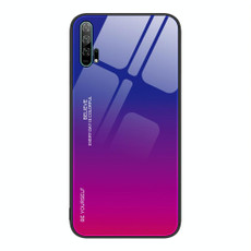 For Honor 20 Pro Gradient Color Glass Phone Case(Purple Red) For Honor 20 Pro Gradient Color Glass Phone Case(Purple Red)