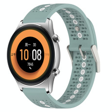 For Honor Watch GS 3 22mm Color Hole Silicone Watch Band(Rock Cyan White) For Honor Watch GS 3 22mm Color Hole Silicone Watch Band(Rock Cyan White)