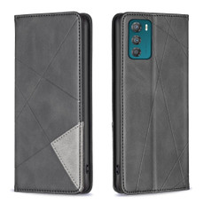 For Motorola Moto G42 4G Prismatic Invisible Magnetic Leather Phone Case(Black) For Motorola Moto G42 4G Prismatic Invisible Magnetic Leather Phone Case(Black)