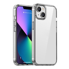 For iPhone 14 iPAKY Shockproof PC + TPU Protective Phone Case (Transparent)