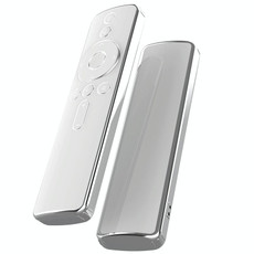 Remote Control TPU Protective Case For Xiaomi Double Button with Voice Button(White)