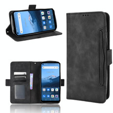 For Oukitel WP16 Skin Feel Calf Texture Card Slots Leather Phone Case(Black)